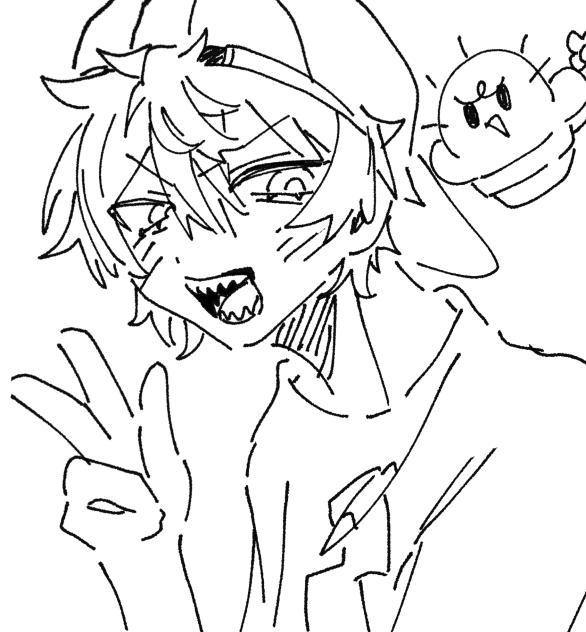 つぼつぼ〜！線画