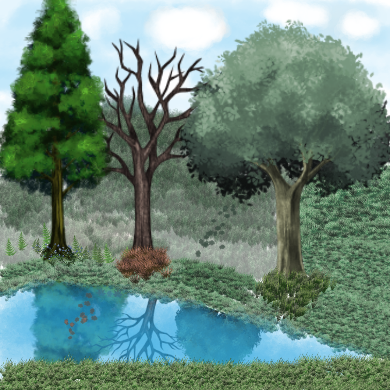 first tree - ibisPaint