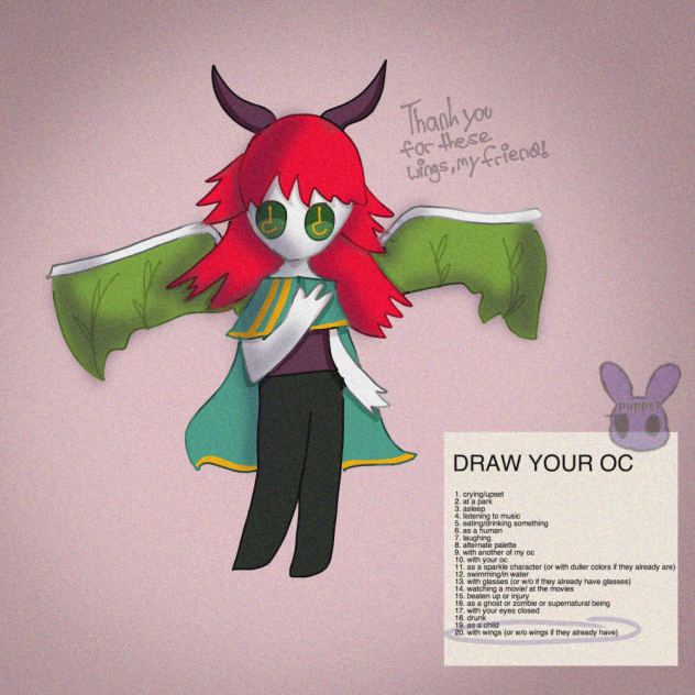 。oc challange with throne 。