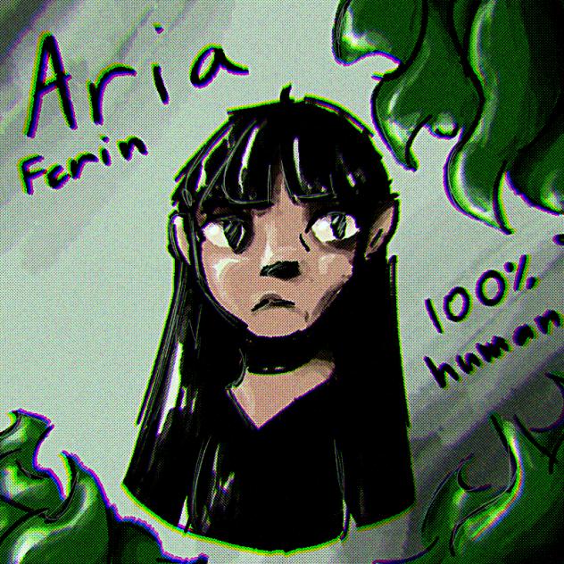 Aria my silly totally human oc