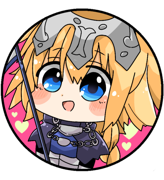 誕生日に送ったジャンヌ絵