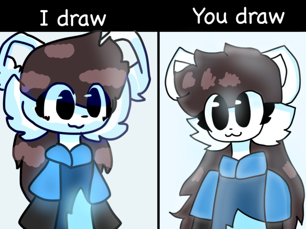 I draw vs you draw with niko