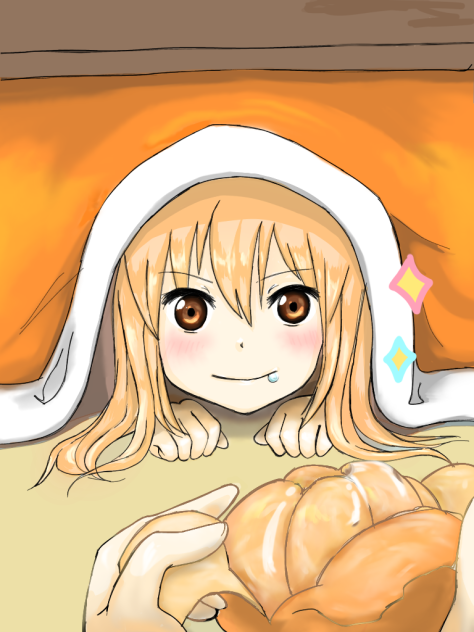 うまるちゃんとこたつ