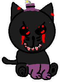 ortinsea the cat creepy version