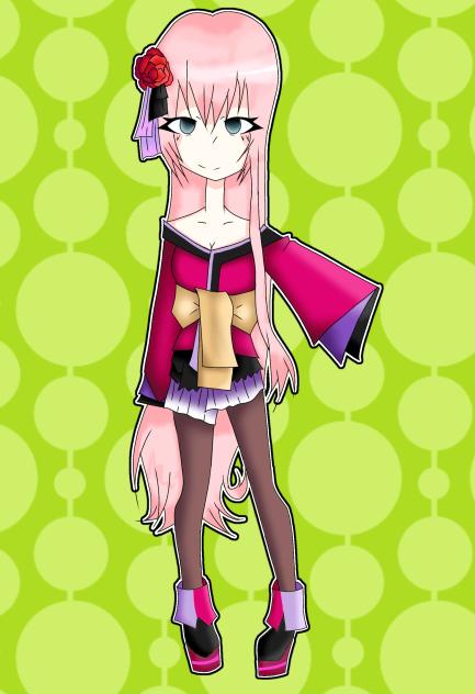 Dibujo de Luka pasado a digital