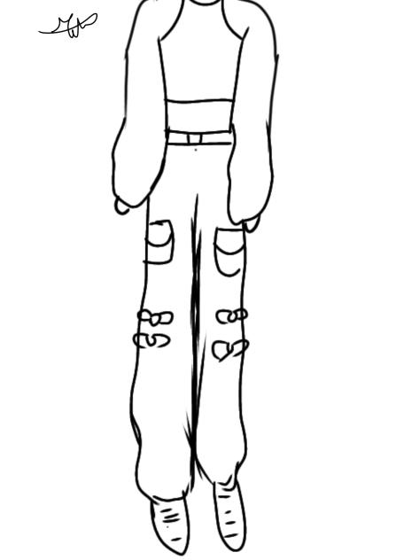 outfit coloring pages