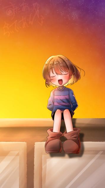 夕焼けの日