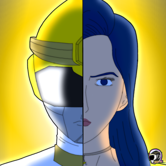 SKYLAR GRAY YELLOW CYBER SPACE CONTACT