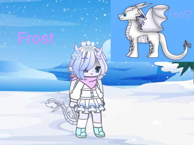 Frost my WOF IceWing OC as a Gacha OC.