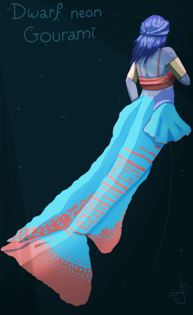 Gourami mermaid!