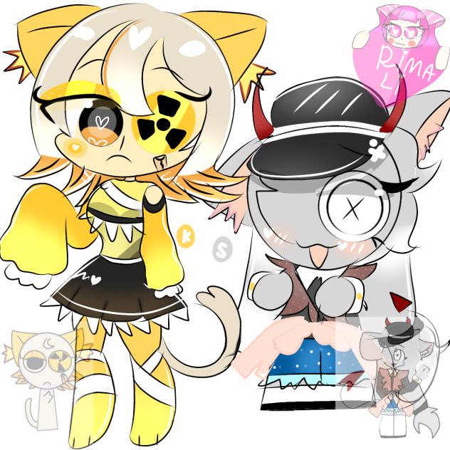 Kattie and Sarah_san 🫤🥹