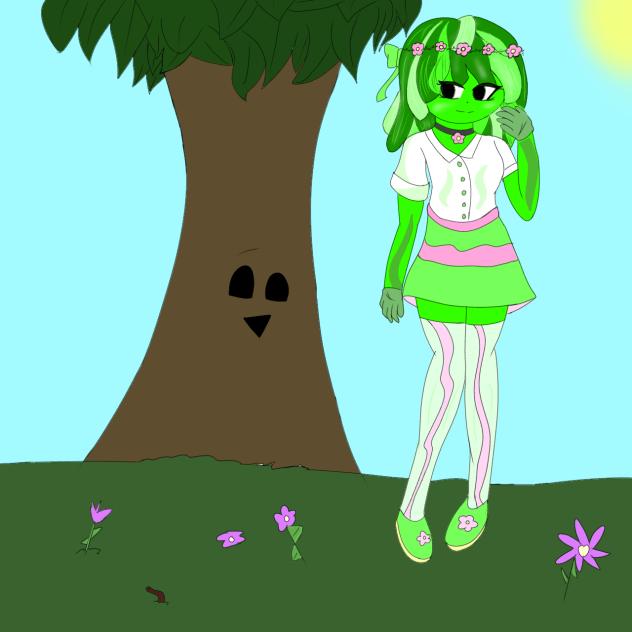 venaria and Mr tree [sprunki headcanon]