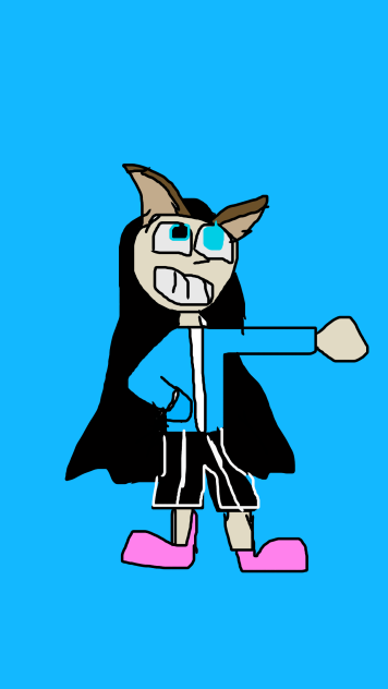 nekocatgirl as sans DROIDTALE
