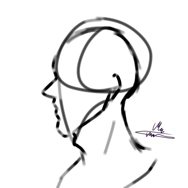 Male anime head base