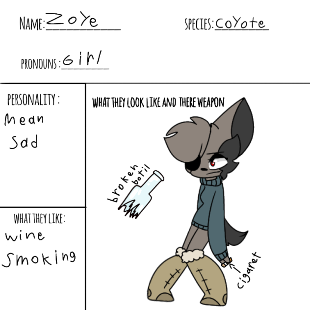 Piggy oc Zoye