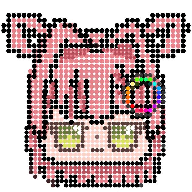 ドット絵　虹深°ぬふちゃん