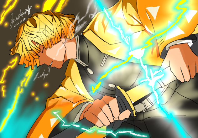 善逸・霹靂一閃