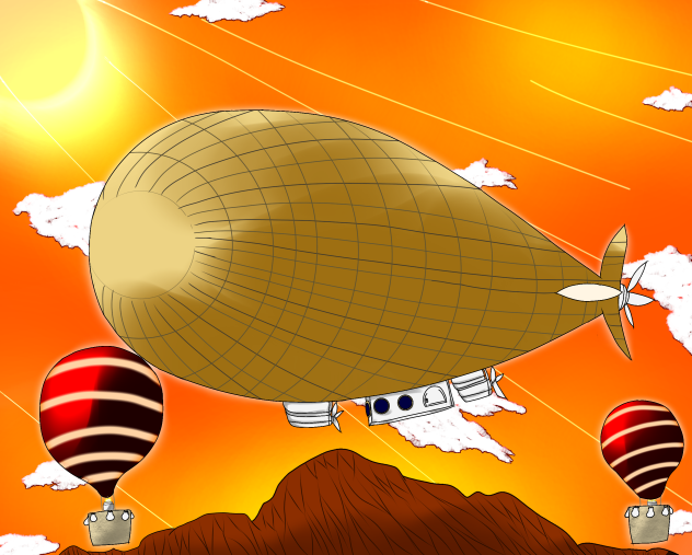 飛行船と気球！