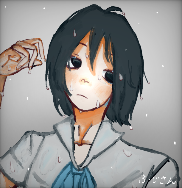 雨に濡れてる女の子⭐️