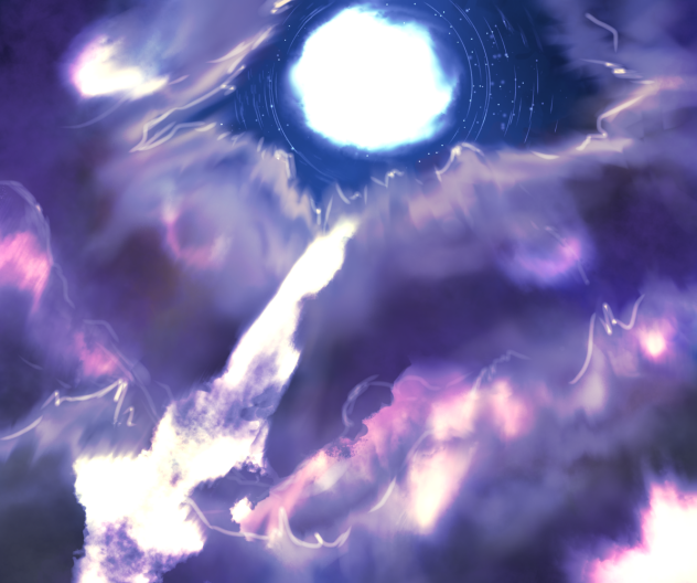 空からグングニル