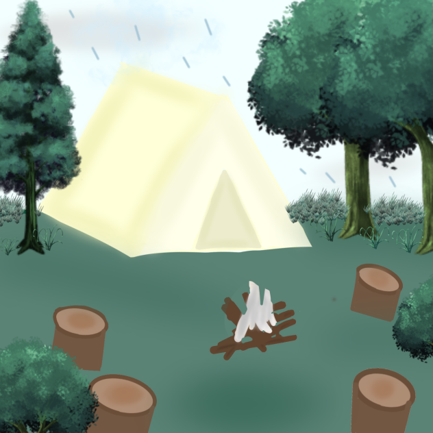 Rain of the Camp 🏕 - ibisPaint