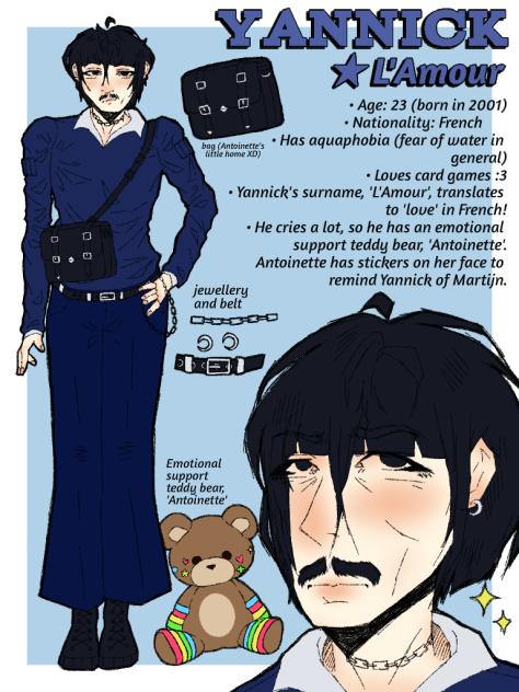 Yannick ref sheet wip!! ☆~