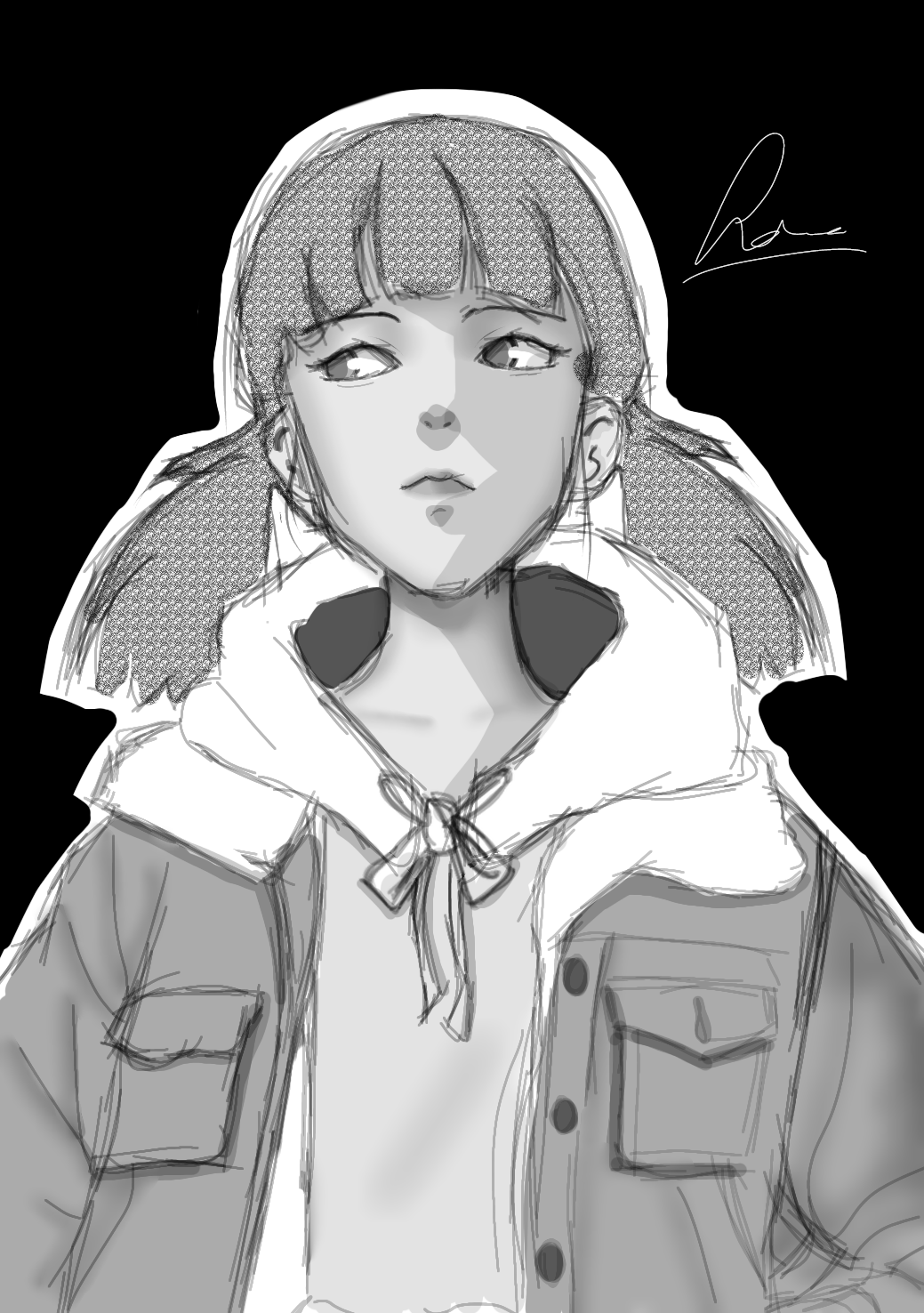 RANDOM GIRL FROM PINTEREST #1 - ibisPaint