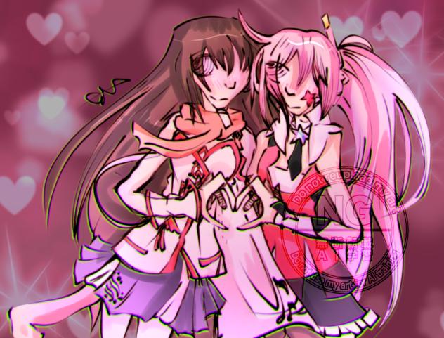 Kokono and UNI Vocaloid Fanart