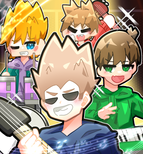 ifの世界でバンドをやっている四人!!
