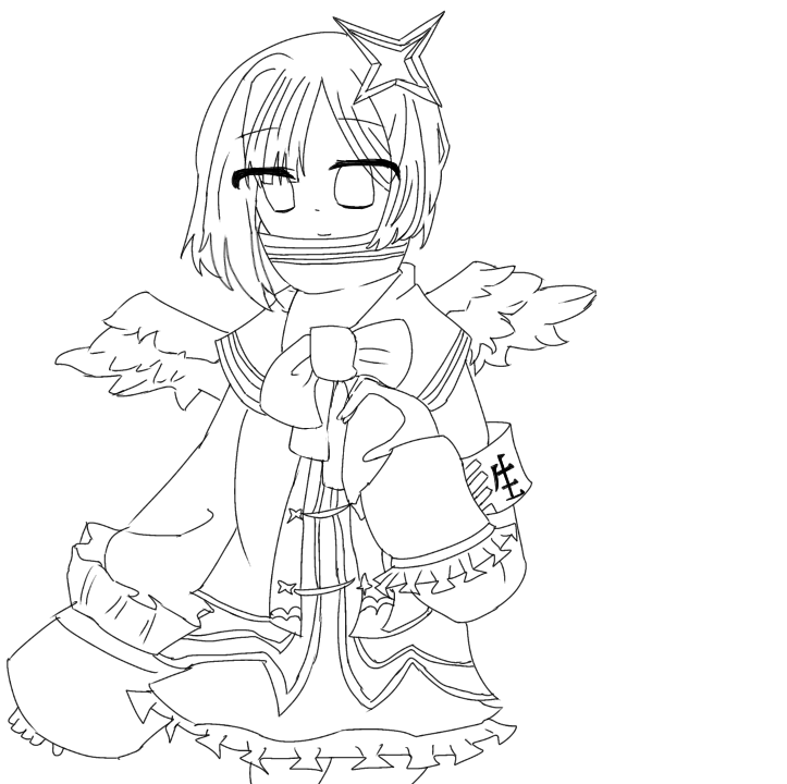 なんかかなたそというか塗り絵というか - ibisPaint