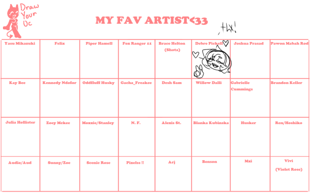 fav artist collab sorry u can't join