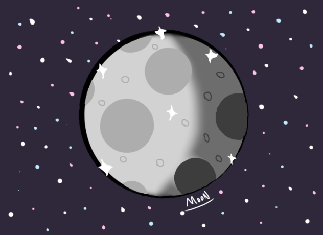 Moon 🌑 - ibisPaint