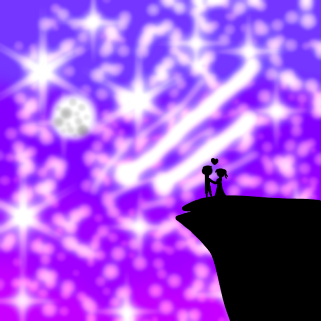 romantic Galaxy background