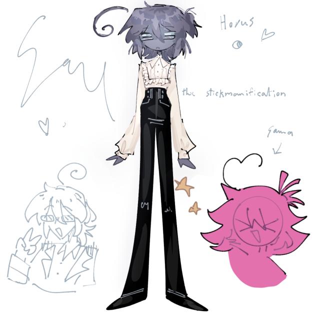 Old Horus design ((stickman version))
