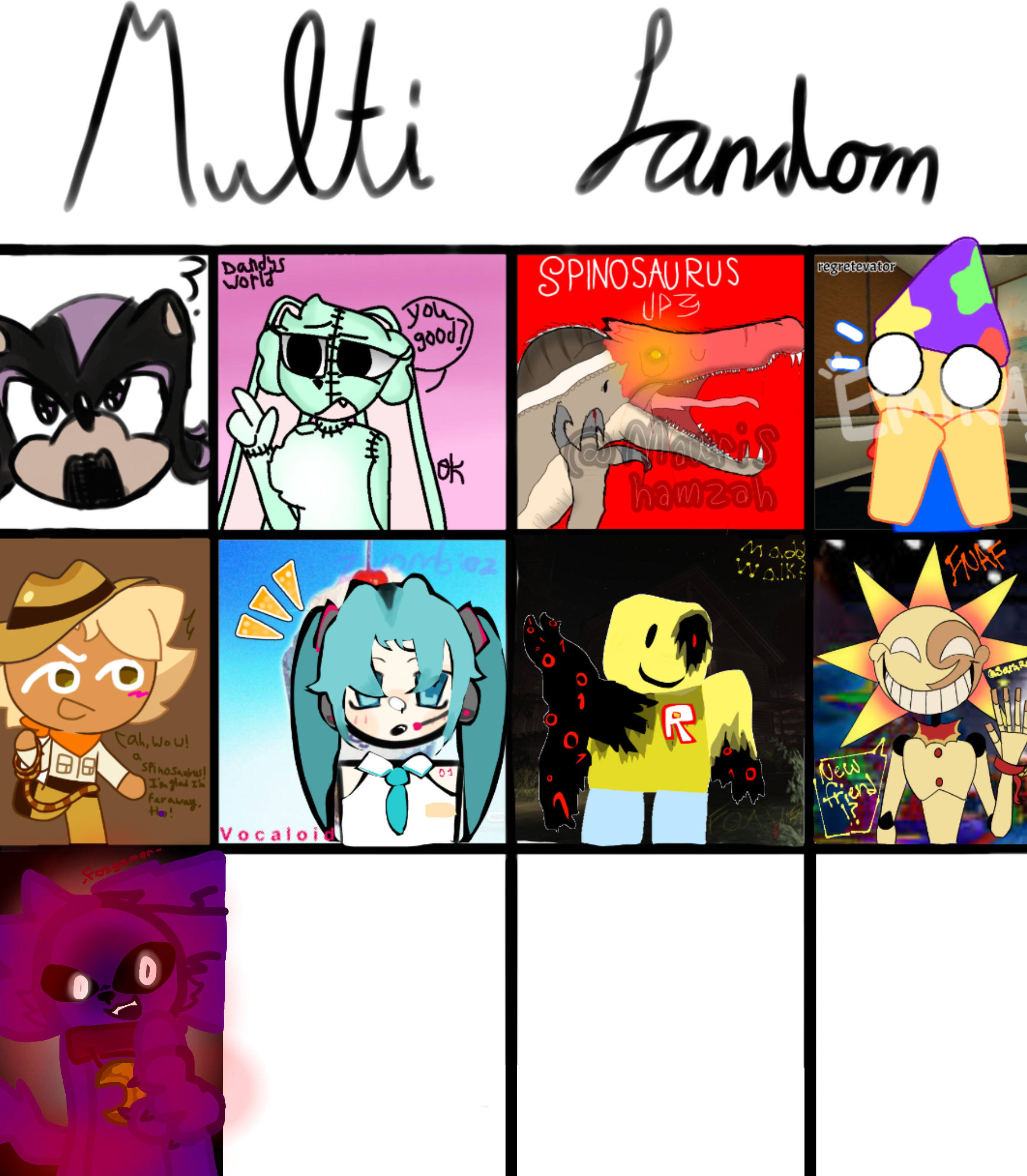 Multi Fandom Collab - ibisPaint
