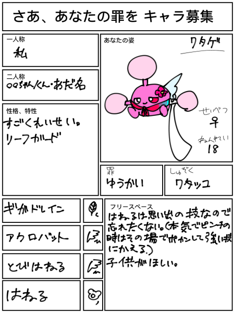 ワタゲちゃん