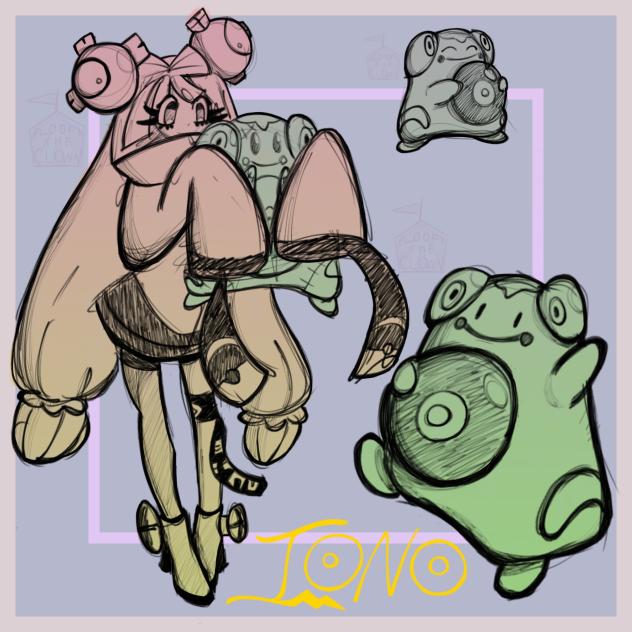 Iono fanart doodles