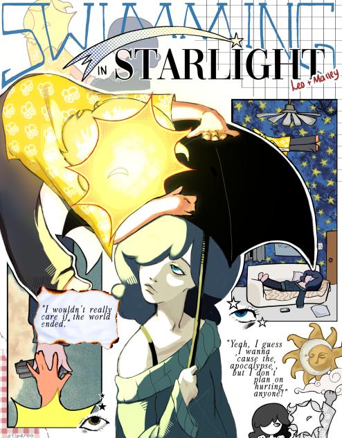 swimming in starlight