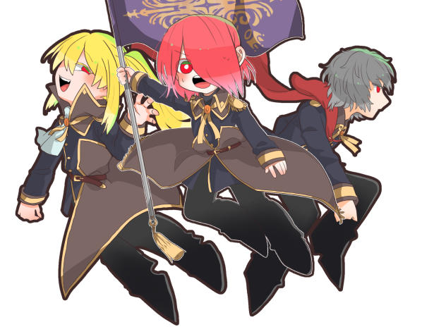 創作三兄弟(色ぬり別バージョン)