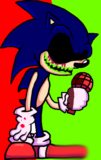 Sonic exe man made you cant run