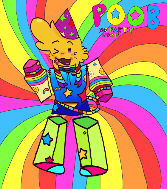 Regretevator fanart - Party Noob