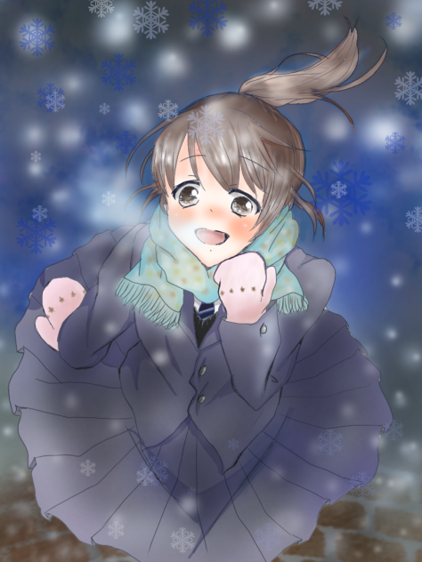 雪降った記念！！⛄❄