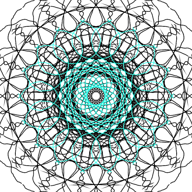 tigris teal tile - ibisPaint