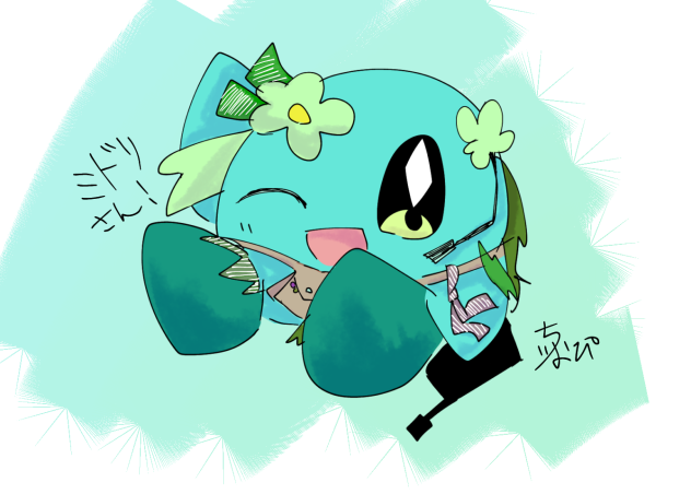 試し描き、ミドリさん