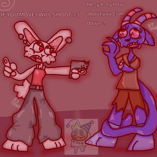 BunBun and doxxy (There's a gun)