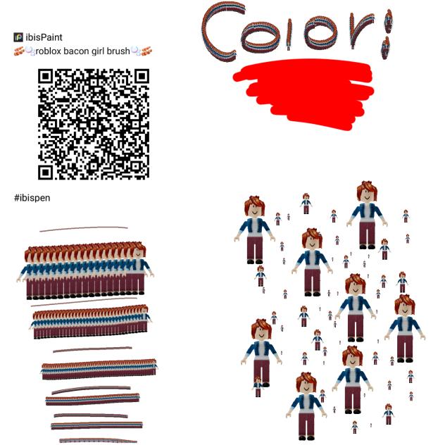 🥓🫧bacon girl brush from roblox🫧🥓