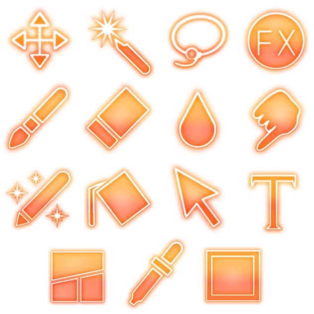Ibis Paint tools neon signs 3b