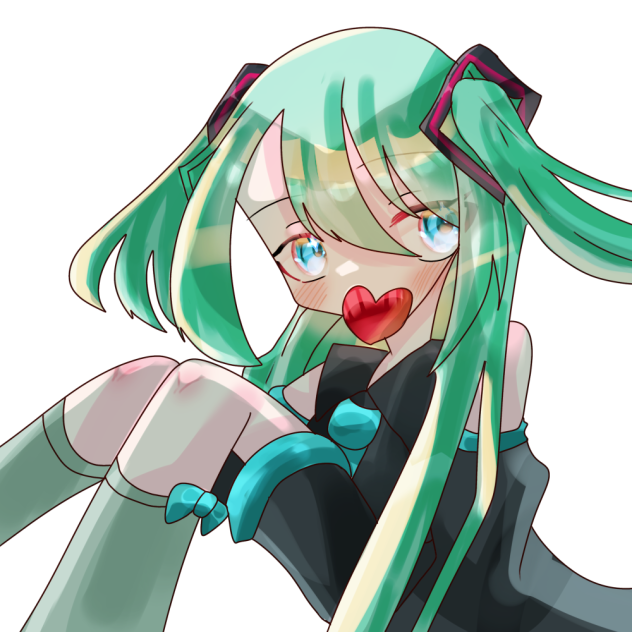 ハーフツインのミクぴ