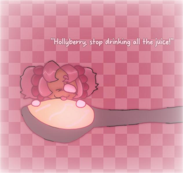 Hollyberry Cookie! (spoon meme)