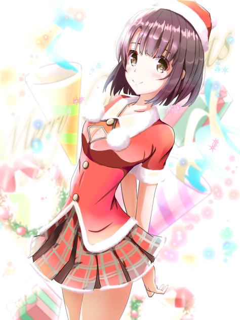 ちょっとクリスマスっぽい加藤恵(冴えカノ)